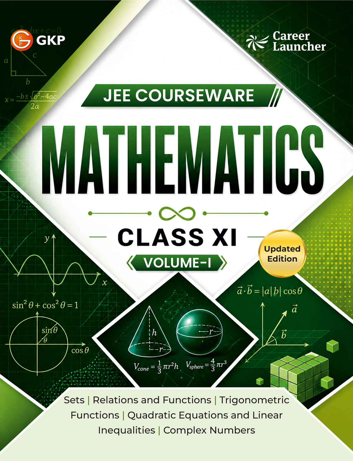 IIT-JEE Class-11 Courseware PCM | Physics, Chemistry & Maths (3 Volumes Each) | Class-11 Early IIT-JEE/Olympiads Prep Books | Career Launcher | Set of 9 Books