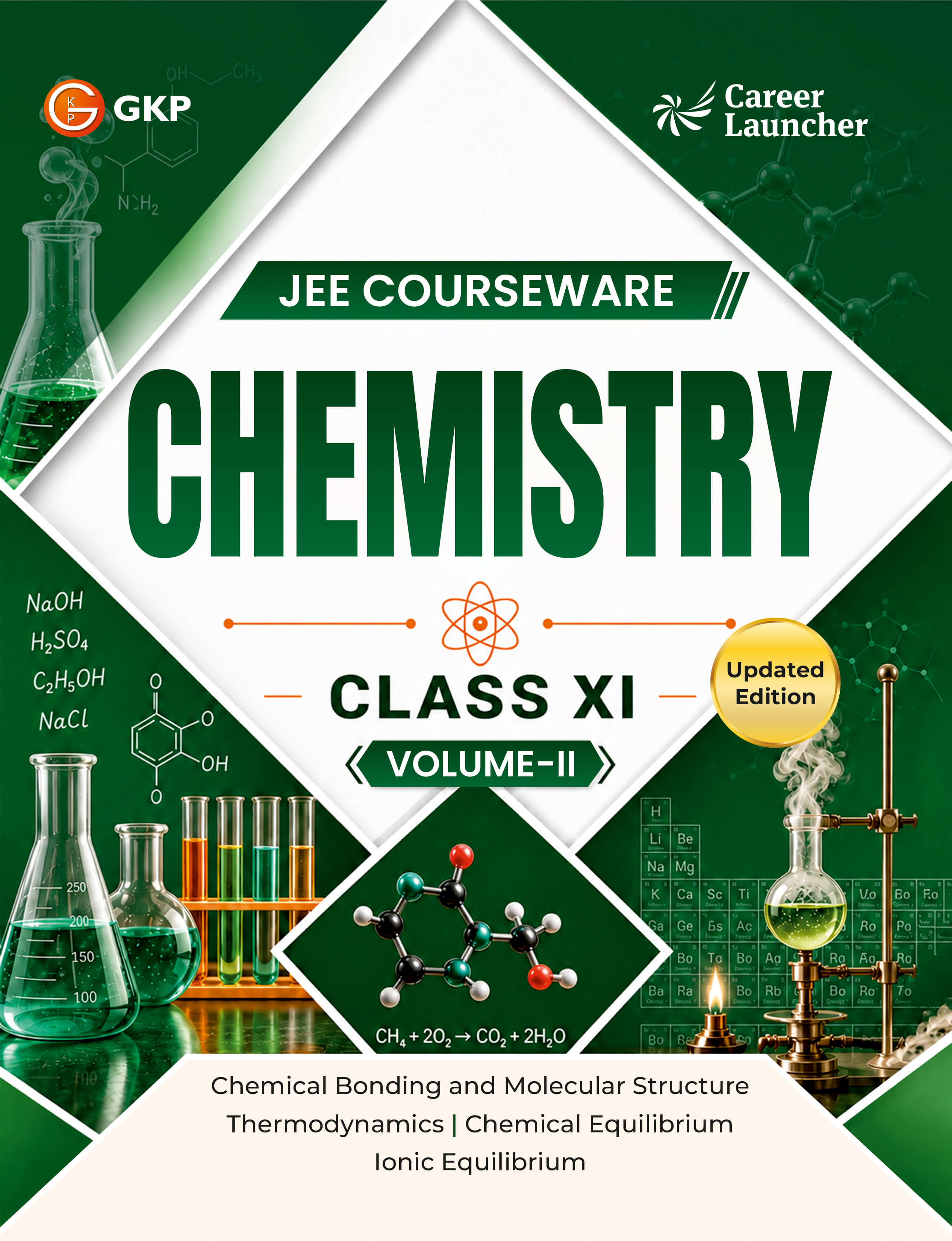 IIT-JEE Class-11 Courseware PCM | Physics, Chemistry & Maths (3 Volumes Each) | Class-11 Early IIT-JEE/Olympiads Prep Books | Career Launcher | Set of 9 Books