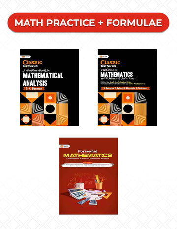 Mathematics Problem Solving Combo Set of 3 | Problem Book in Mathematical Analysis + Problems in Mathematics + Formulae Mathematics Compendium | JEE Main & Advanced, GATE & BSc Maths
