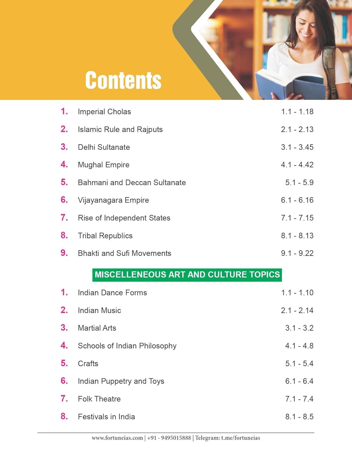 UPSC: Medieval India History with Art & Culture for UPSC Civil & State Services Mains & Prelims Exam | Also Ideal for UPPSC | BPSC | JPSC | MPPSC | By Fortune IAS Academy