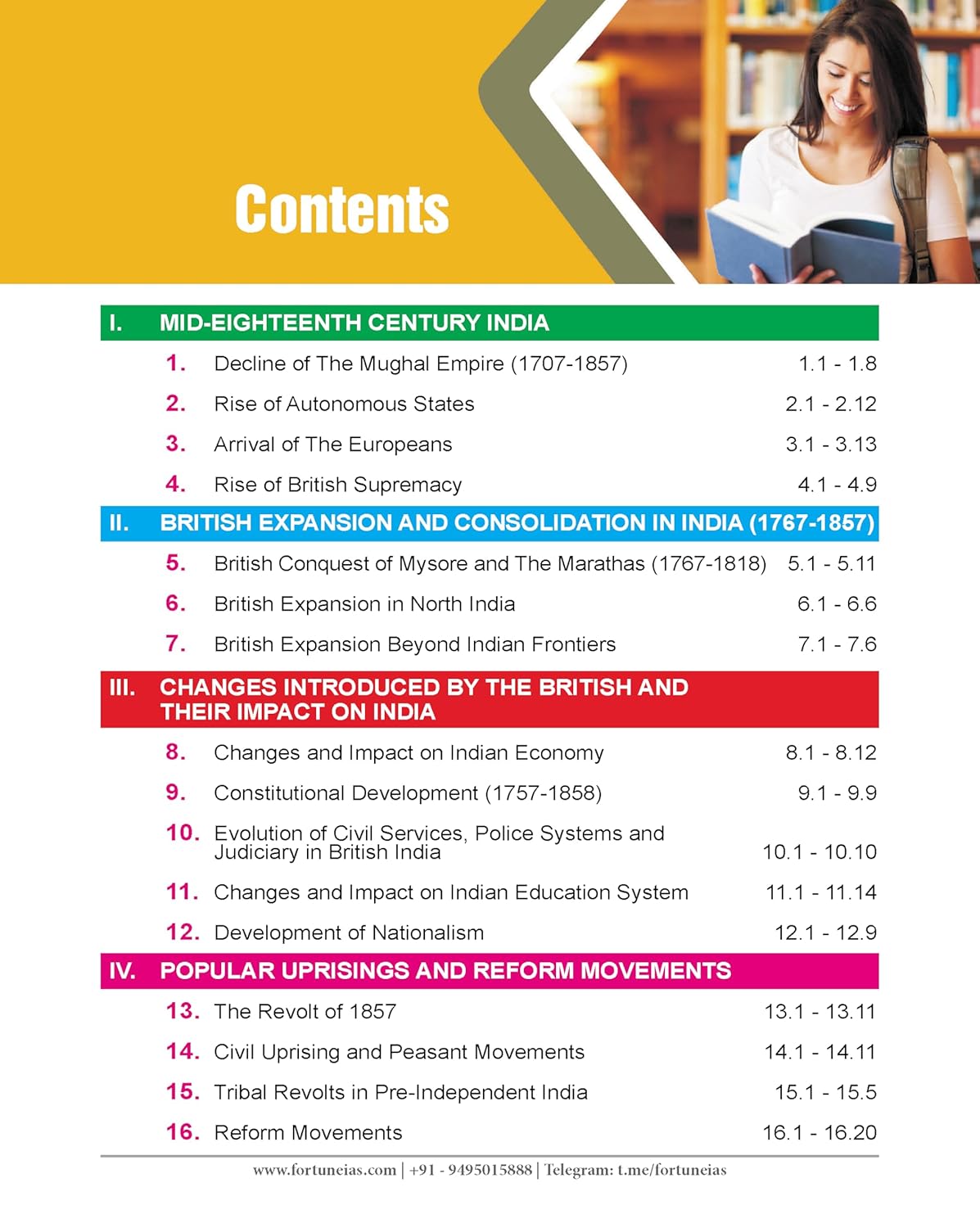 UPSC: Modern India History with Art & Culture for UPSC Civil & State Services Mains & Prelims Exam | Also Ideal for UPPSC | BPSC | JPSC | MPPSC | By Fortune IAS Academy