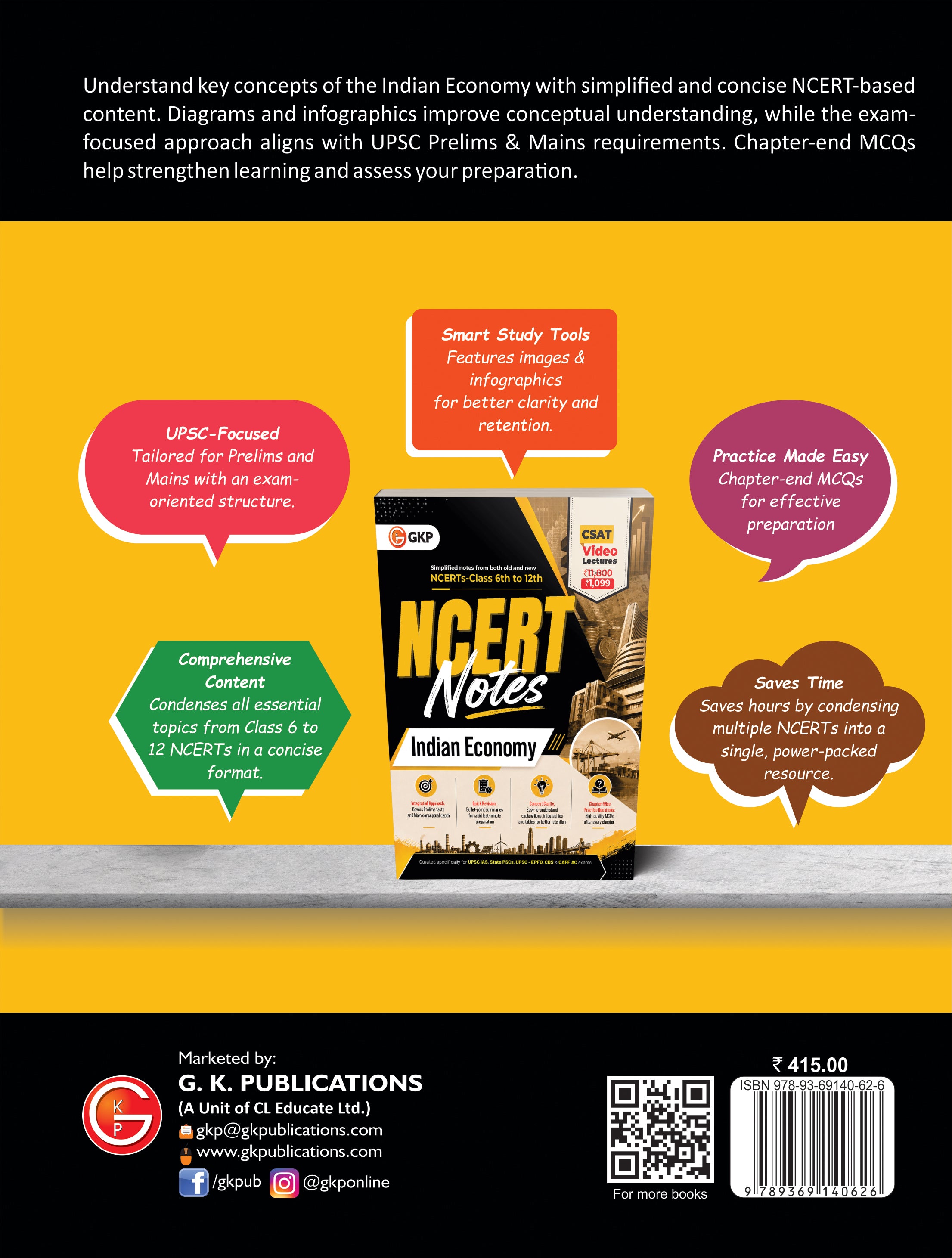 NCERT Notes 2026 : Class 6 to 12 - Indian Economy