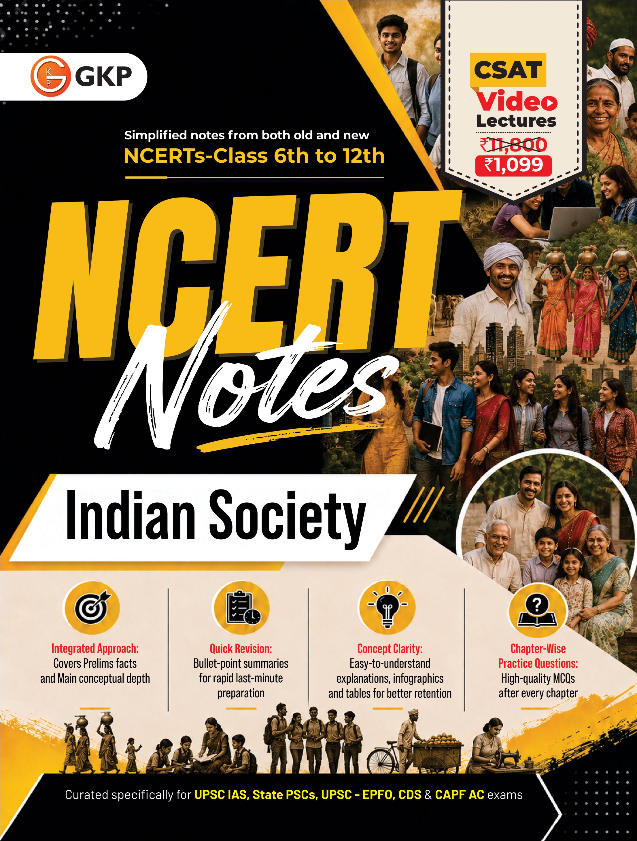 NCERT Notes 2026 : Class 6 to 12 - Indian Society