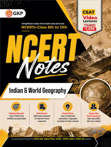 NCERT Notes 2026 : Class 6 to 12 - Indian & World Geography