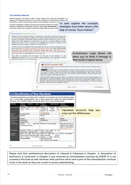 NCERT Biology Class-11 (Vol-1) by Sona Singh | Ideal for CBSE, NEET & CUET | Visual Concept Mapping, 190+ Flowcharts, 560+ Diagrams, Story-Based Learning | NCERT Bio Class-XI Prep