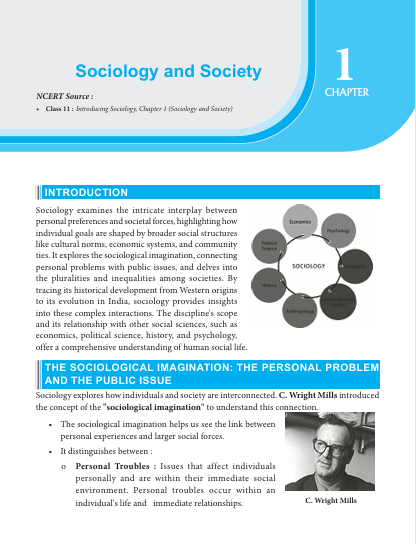NCERT 2027 Indian Society Summary Notes (Class 6-12) | Ideal for UPSC IAS, State PSCs, UPSC-EPFO, CDS, CAPF-AC & SSC Exams Prep