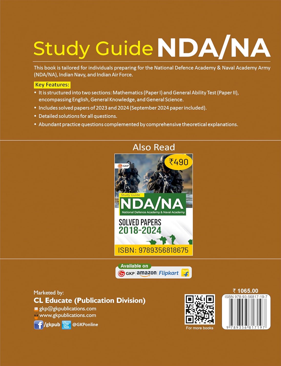 NDA/NA 2025: Exam Study Guide | Practice Questions & Detailed Solutions | Includes Solved Papers of 2023-2024 | 2nd Edition | National Defence & Naval Academy Exam