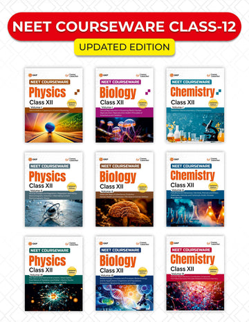 NEET Class-12 Courseware PCB (Set of 9 Books) | Physics, Chemistry & Biology (3 Volumes Each) | Class-12 Early NEET-UG/Olympiads Prep Books | Career Launcher