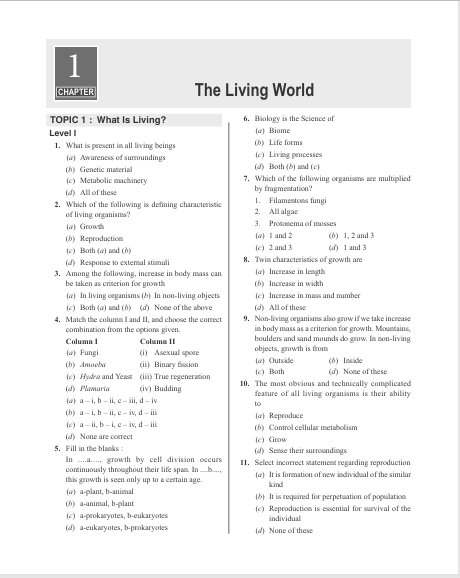 NEET 2027 : Objective Biology Vol. 1 by Dr. Mithilesh Kamat – table of contents, page 2