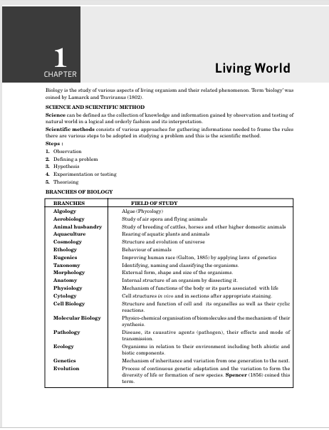 NEET 2027 : Objective Biology Study Guide – table of contents, page 3