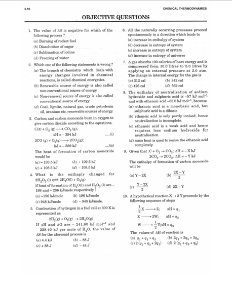 NEET 2027 : Objective Chemistry Study Guide – table of contents, page 4