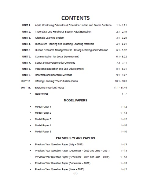 NTA-UGC NET/SET/JRF : Paper-2 - A Comprehensive Guide on Adult and Continuing Education & Extension | By Manju Prem S. & Mohanraj M | Includes Previous Year Papers & Model Papers