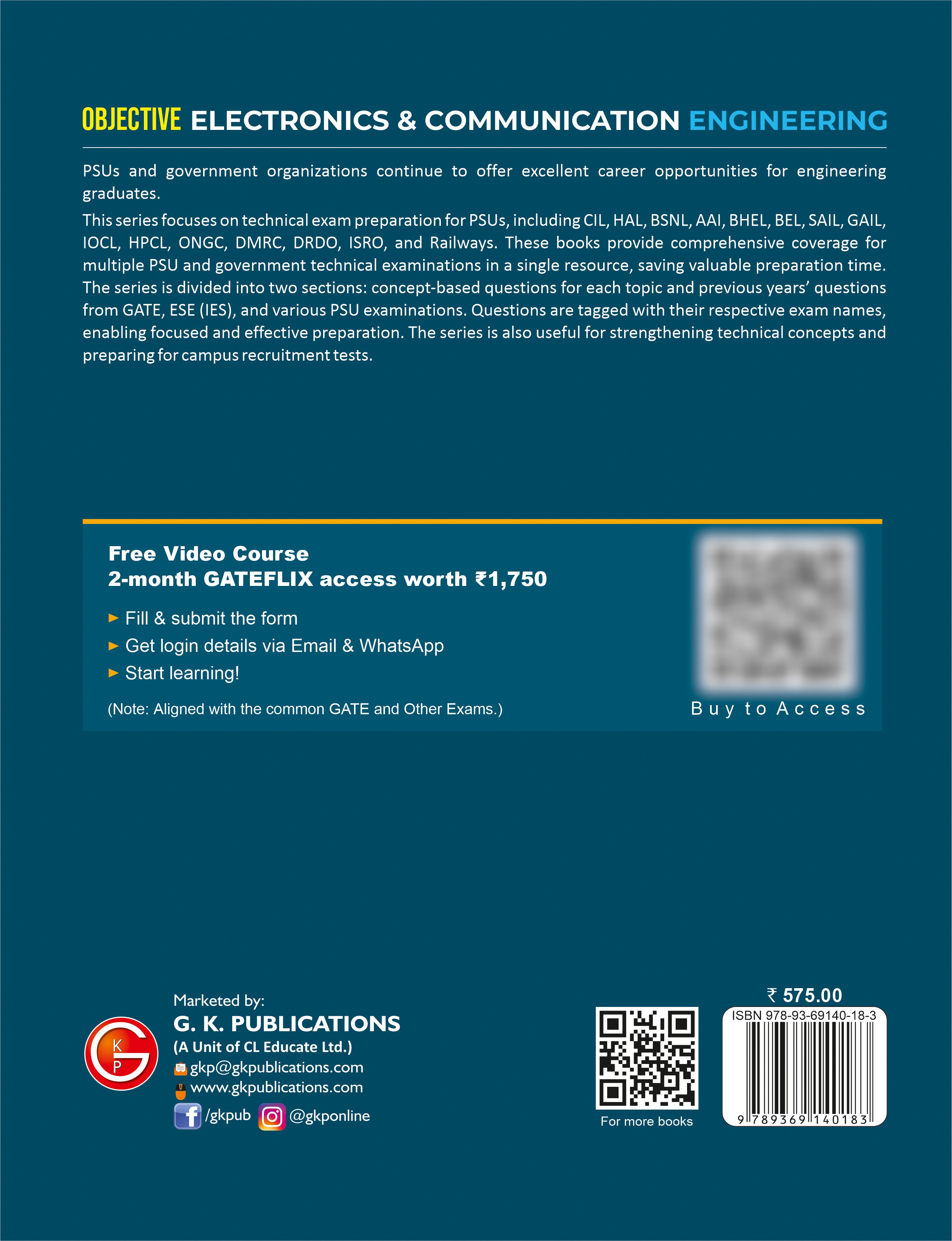 Objective Series (Degree) 2026 : Electronics & Communication Engineering by GKP