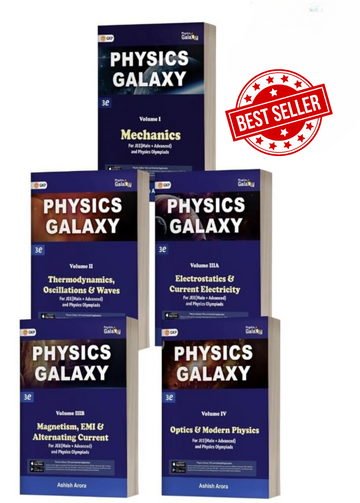 Physics Galaxy (Set of 5 Books) for JEE Main & Advanced | Complete Guide with Theory, Problems & Solutions | Mastering Concepts for IIT-JEE, Olympiads & Engineering Entrance Exams | 3rd Edition | Ashish Arora