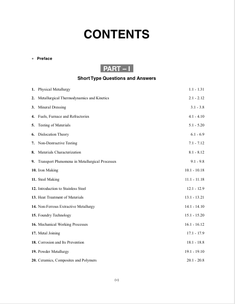 Quick Concepts in Metallurgical Engineering by M.I. Hussain & J. Basha | Includes 4 Years Solved Papers (2023-2026) | Comprehensive Study & Revision Guide for Diploma B.Tech/BE, PG Level Students, GATE, RINL, SAIL & Railway Exams