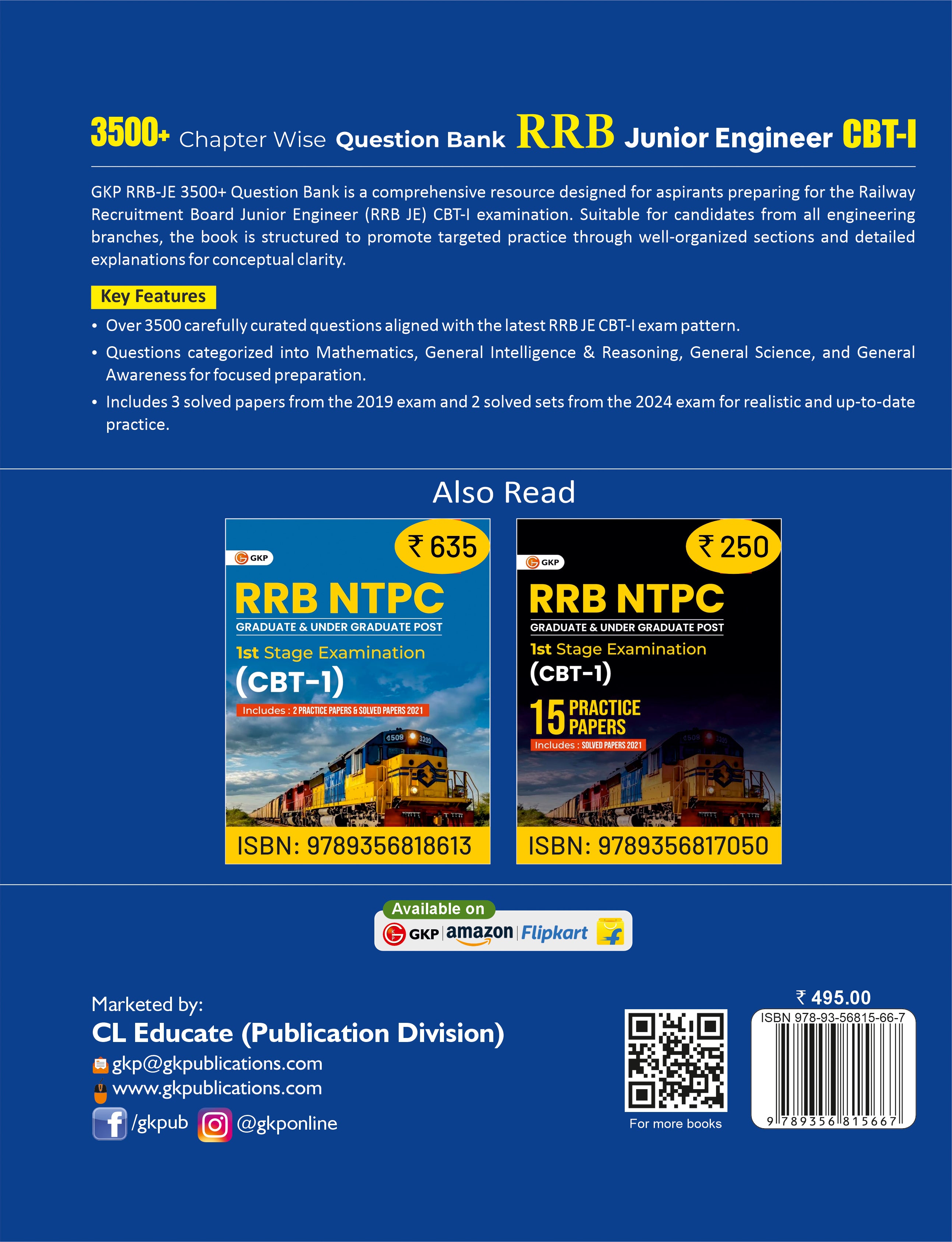 RRB 2026 : Junior Engineer CBT I - 3500+ Chapter-wise Question Bank