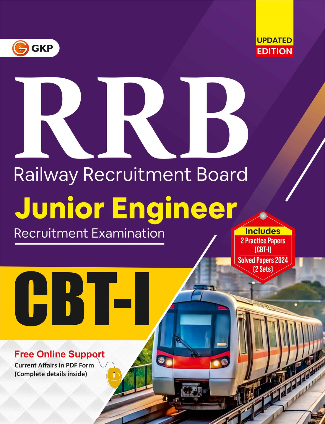 RRB JE 2026: CBT-1 Study Guide | Includes Solved Paper of 2024 (2 Sets) & 2 Full-Length Practice Papers | Railway - RRB Junior Engineer Exam Prep
