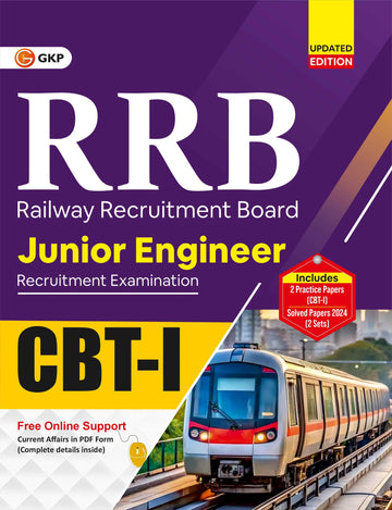 RRB JE 2026: CBT-1 Study Guide | Includes Solved Paper of 2024 (2 Sets) & 2 Full-Length Practice Papers | Railway - RRB Junior Engineer Exam Prep