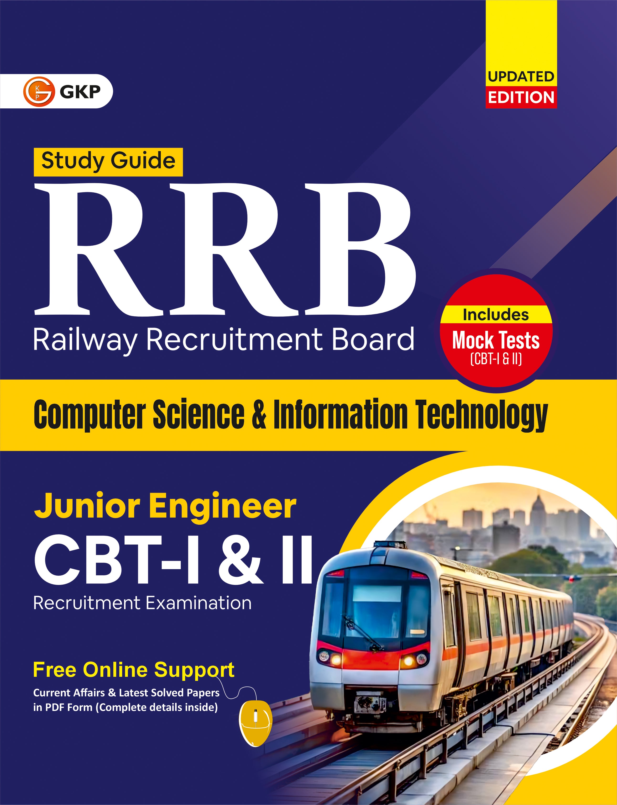 RRB JE 2025–26 Computer Science & Information Technology Guide | CBT-I (Non-Technical) & CBT-II (Technical) | 2 Mock Tests