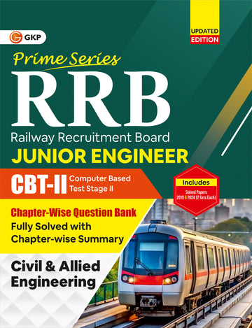 RRB JE 2025-26 : Prime Series : Junior Engineer CBT 2 - Chapterwise Question Bank - Civil & Allied Engineering