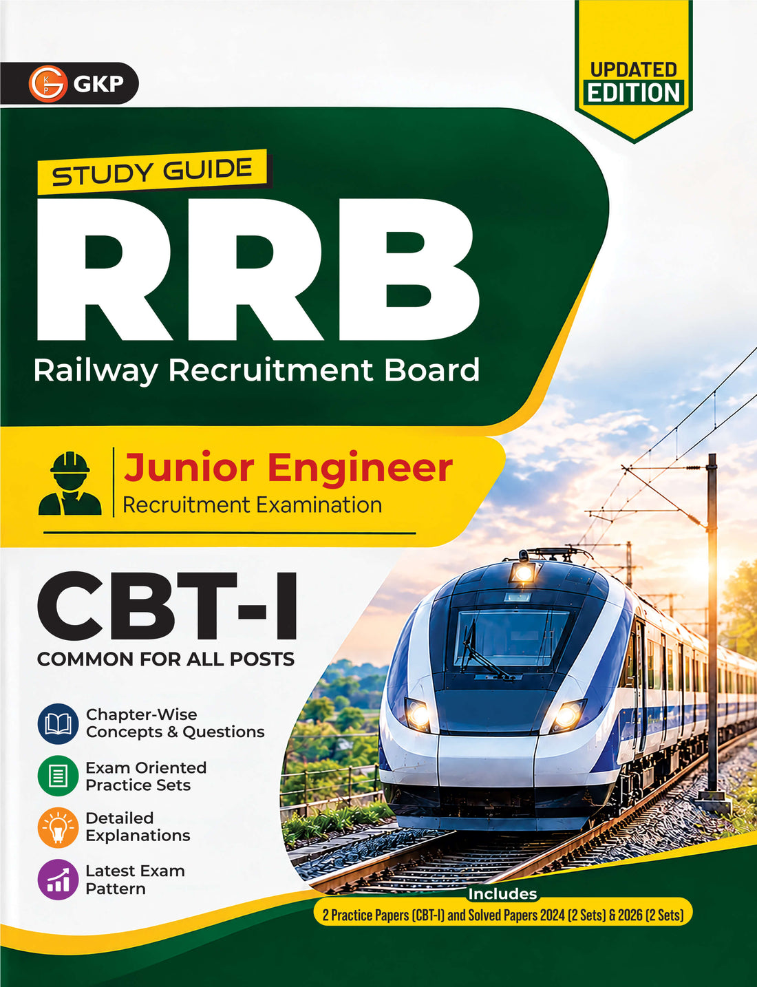 RRB JE 2026-27 : Junior Engineer CBT I Study Guide – front cover