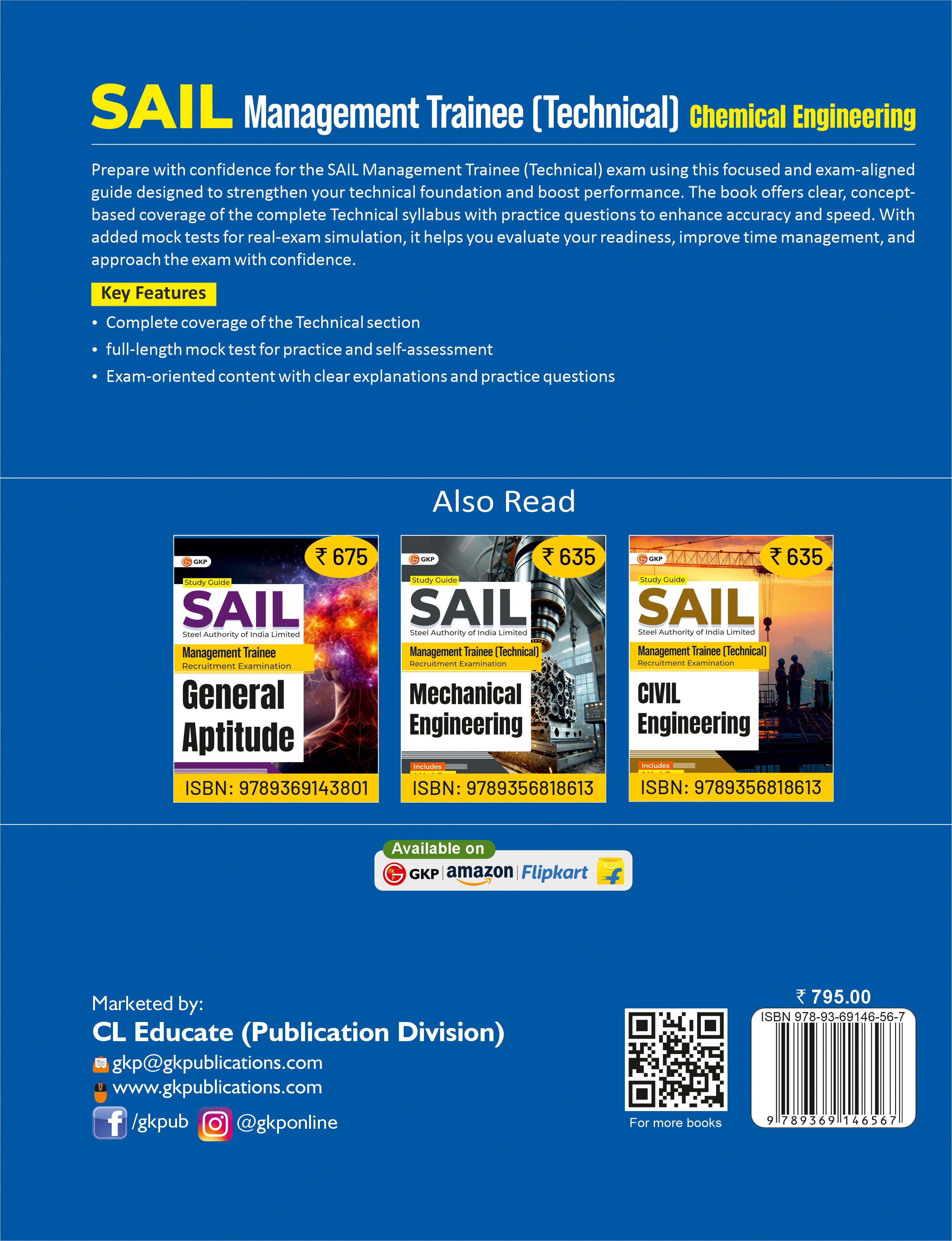 SAIL 2025-26 : Management Trainee (Technical) - Chemical Engineering| Full-Length Mock Test