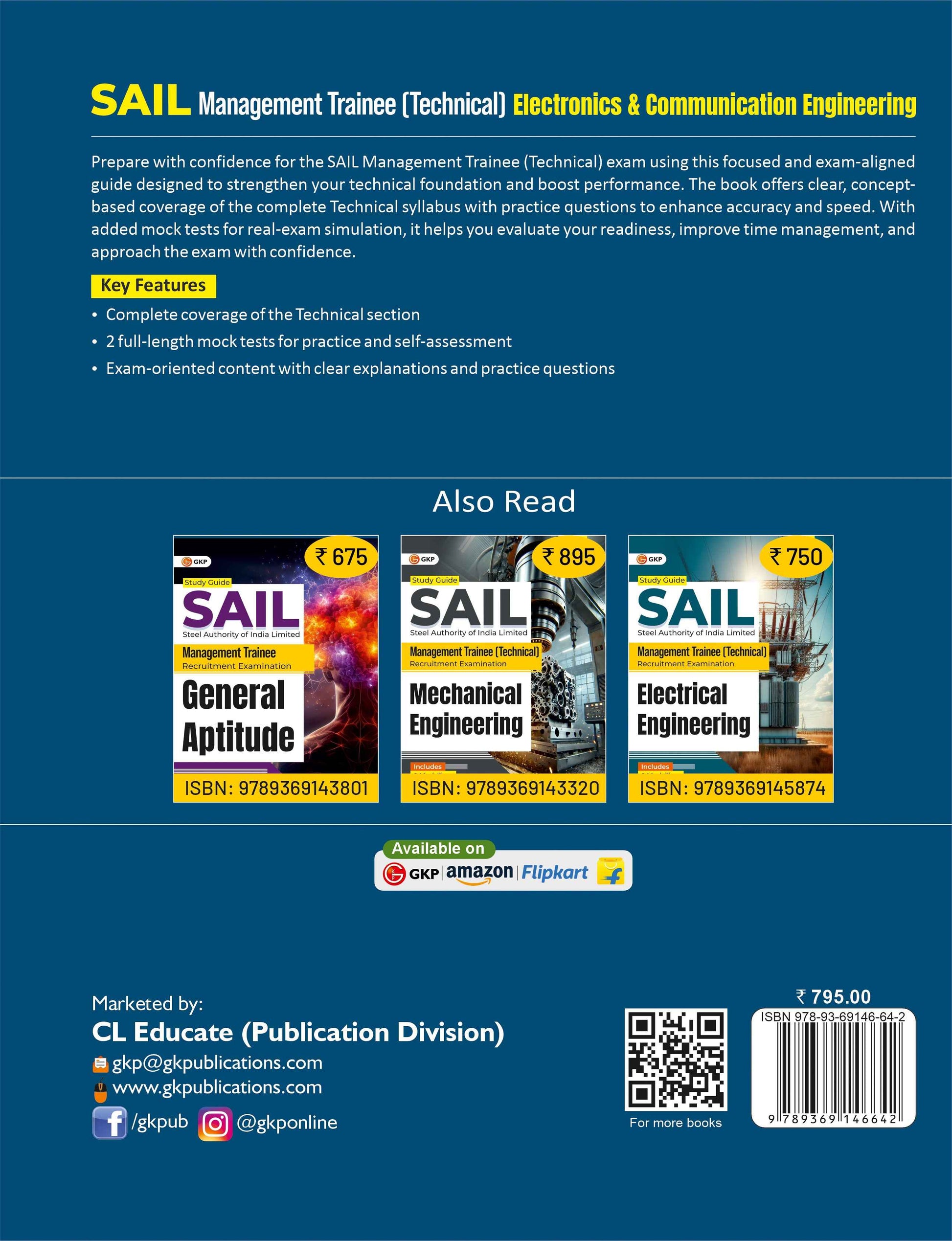 SAIL 2025-26 : Management Trainee (Technical) - Electronics & Communication Engineering