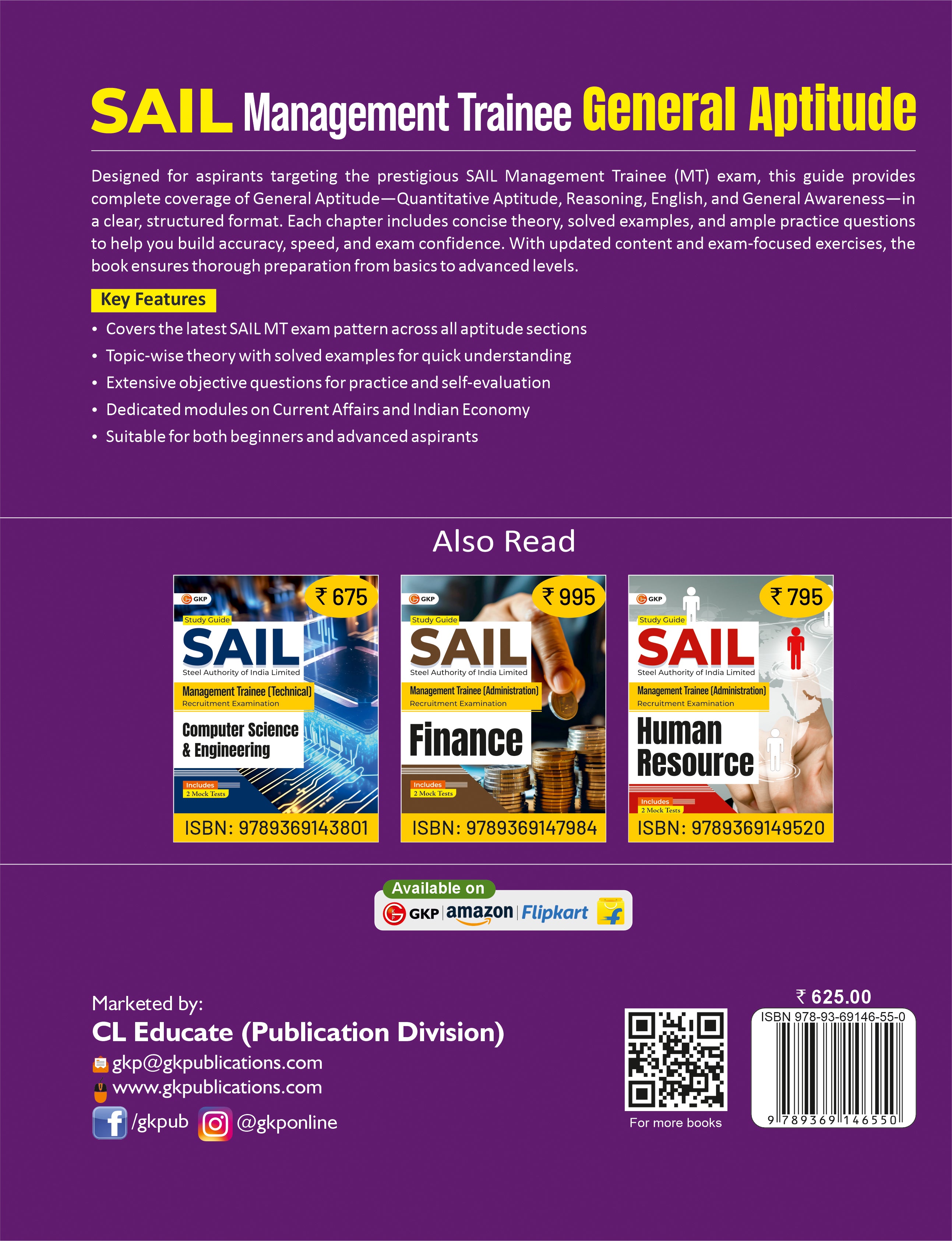 SAIL 2025-26 : Management Trainee - General Aptitude - Guide