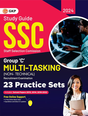 SSC 2024 : Group C Multi-Tasking (Non Technical) - 23 Practice Sets by GKP