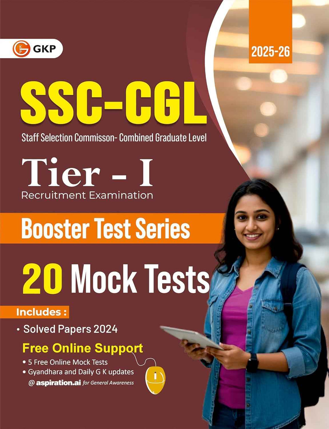 SSC 2026 : CGL Tier I - Booster Test Series - 20 Mock Tests| Solved Papers 2024 Exam