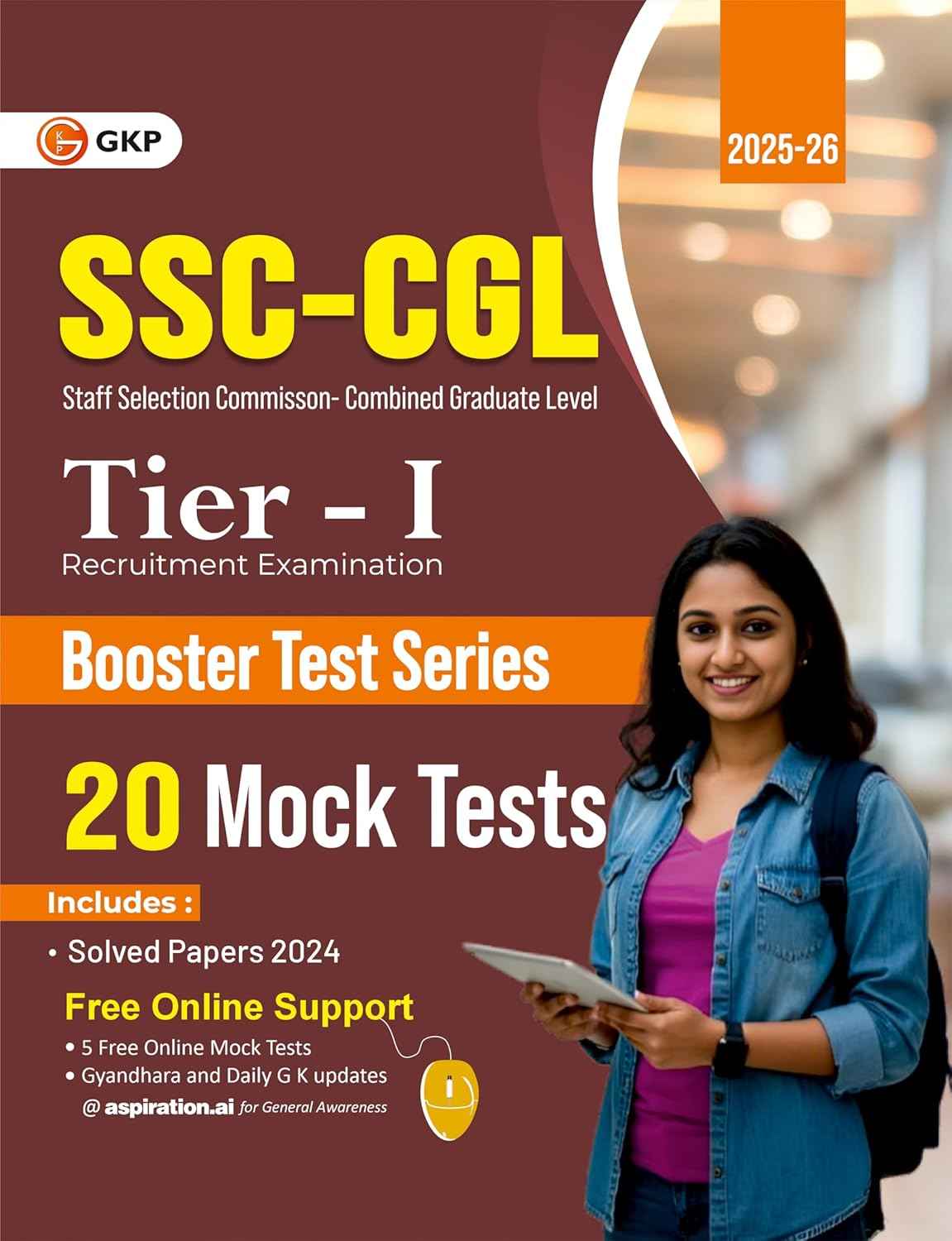 SSC 2026 : CGL Tier I - Booster Test Series - 20 Mock Tests| Solved Papers 2024 Exam