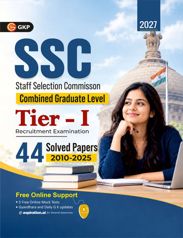 SSC-CGL 2027 : Tier 1 - 44 Solved Papers – front cover