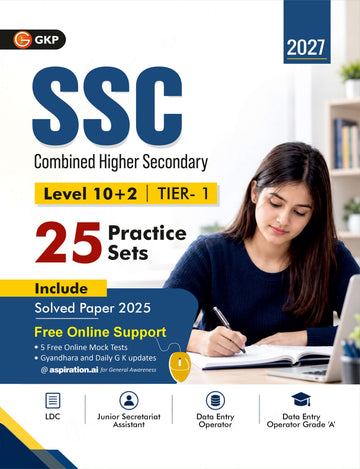 SSC-CHSL 2027 : (10+2) Tier 1 - 25 Practice Sets – front cover