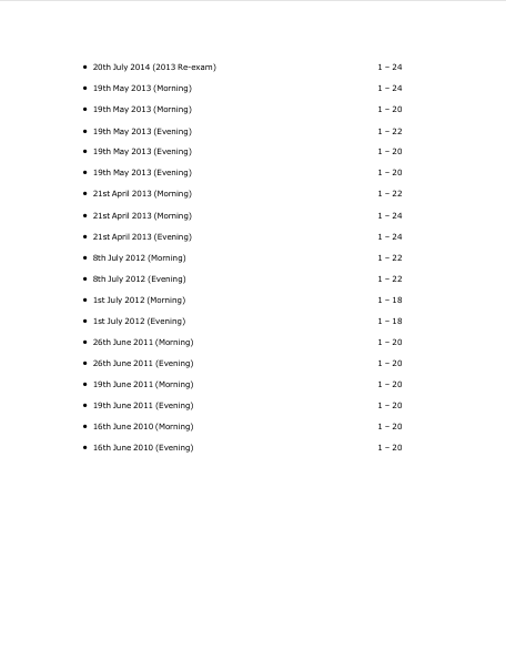 SSC-CGL 2027 : Tier 1 - 44 Solved Papers – table of contents, page 2
