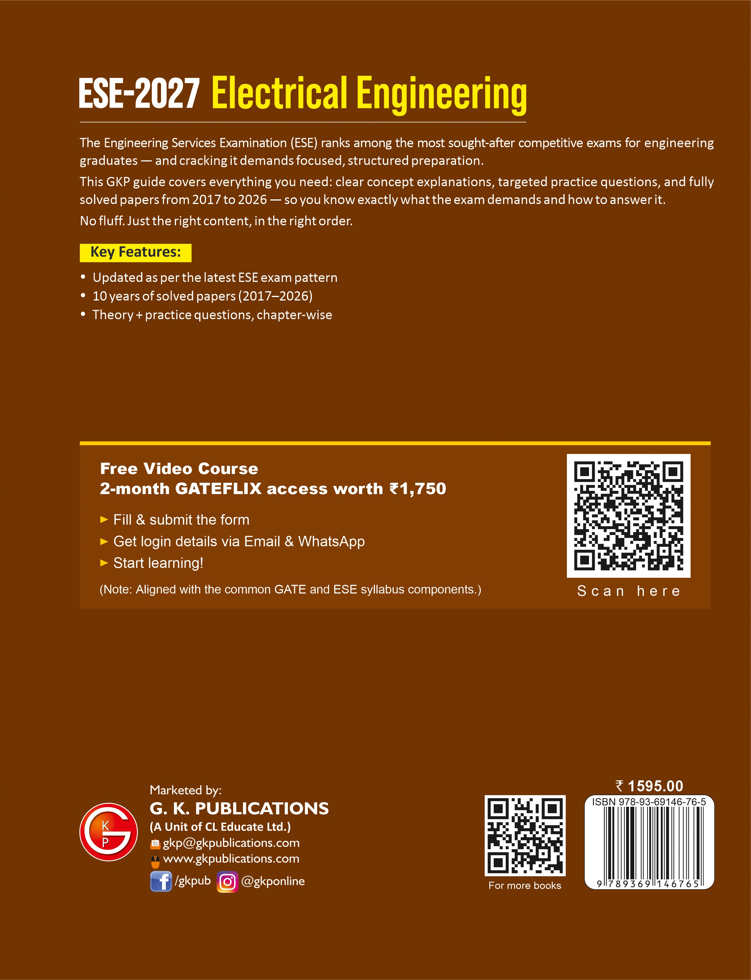UPSC ESE 2027 : Electrical Engineering  - Guide| Solved Papers (2017–2026)