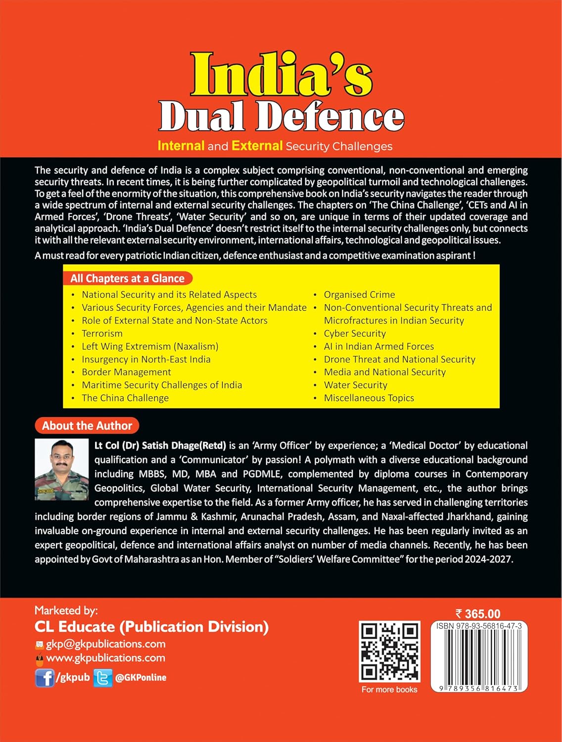 UPSC 2026: India's Dual Defence Study Guide - Internal & External Security Challenges for UPSC & State Civil Services Examinations, SSB Interviews & CAPF Assistant Commandant Examination - GK Publications