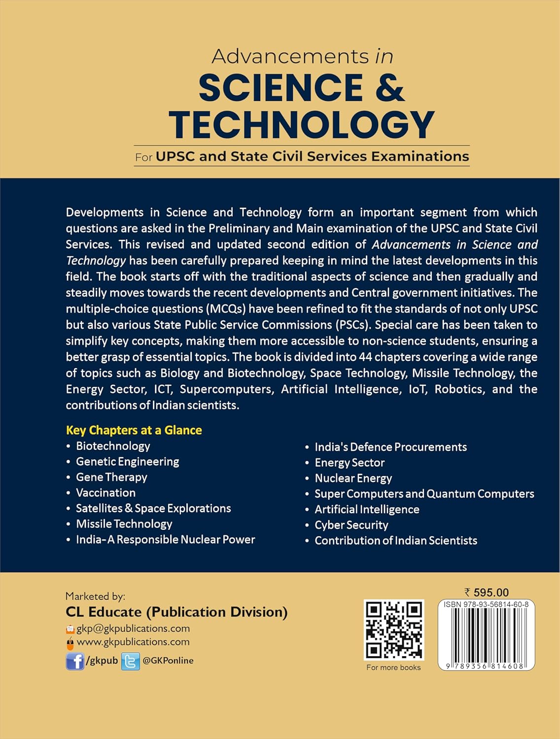 UPSC: Advancements in Science & Technology for UPSC & State Civil Services Exams | Includes MCQs & Probable Questions & Detailed Theory | by Prof. Ashok Matcha
