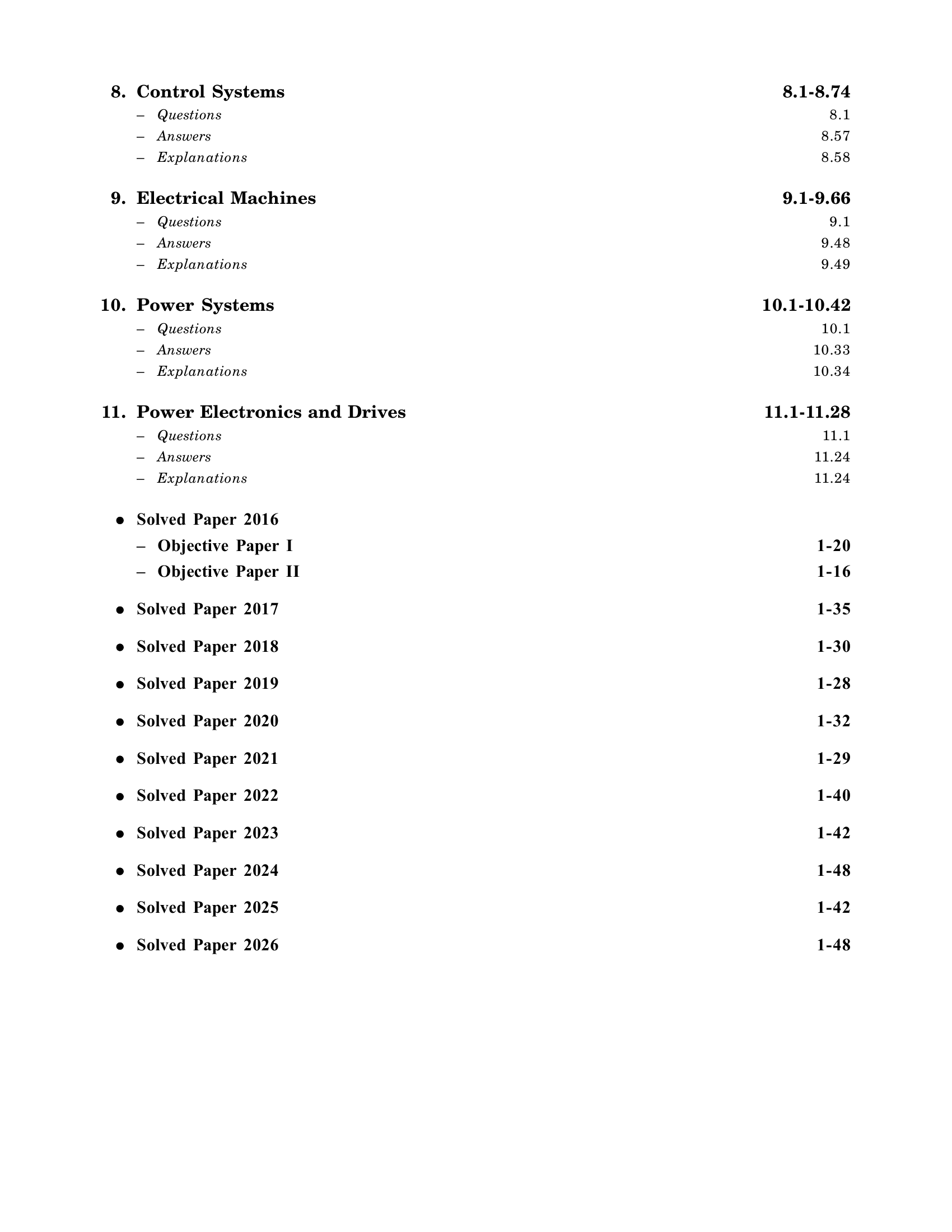 UPSC ESE 2027 : Electrical Engineering - Chapter Wise & Year Wise Solved Papers 2000-2026