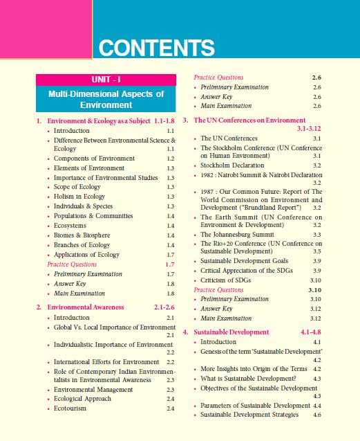 UPSC: Environment & Ecology for UPSC Prelims & Mains Civil Services Exam | Includes Solved Papers From Prelims (2017-23) & Mains Exam (2021-23) & 12 Practice Sets | By Neeraj Nachiketa