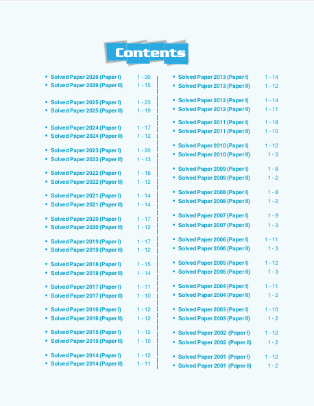 UPSC 2027: 26 Years' Solved Papers - General Studies Paper I & II (CSAT) | 2026 - 2001 PYQ Papers with detailed solutions | Trend & Evolution Mapping | UPSC Civil Services IAS Prelims Question Bank