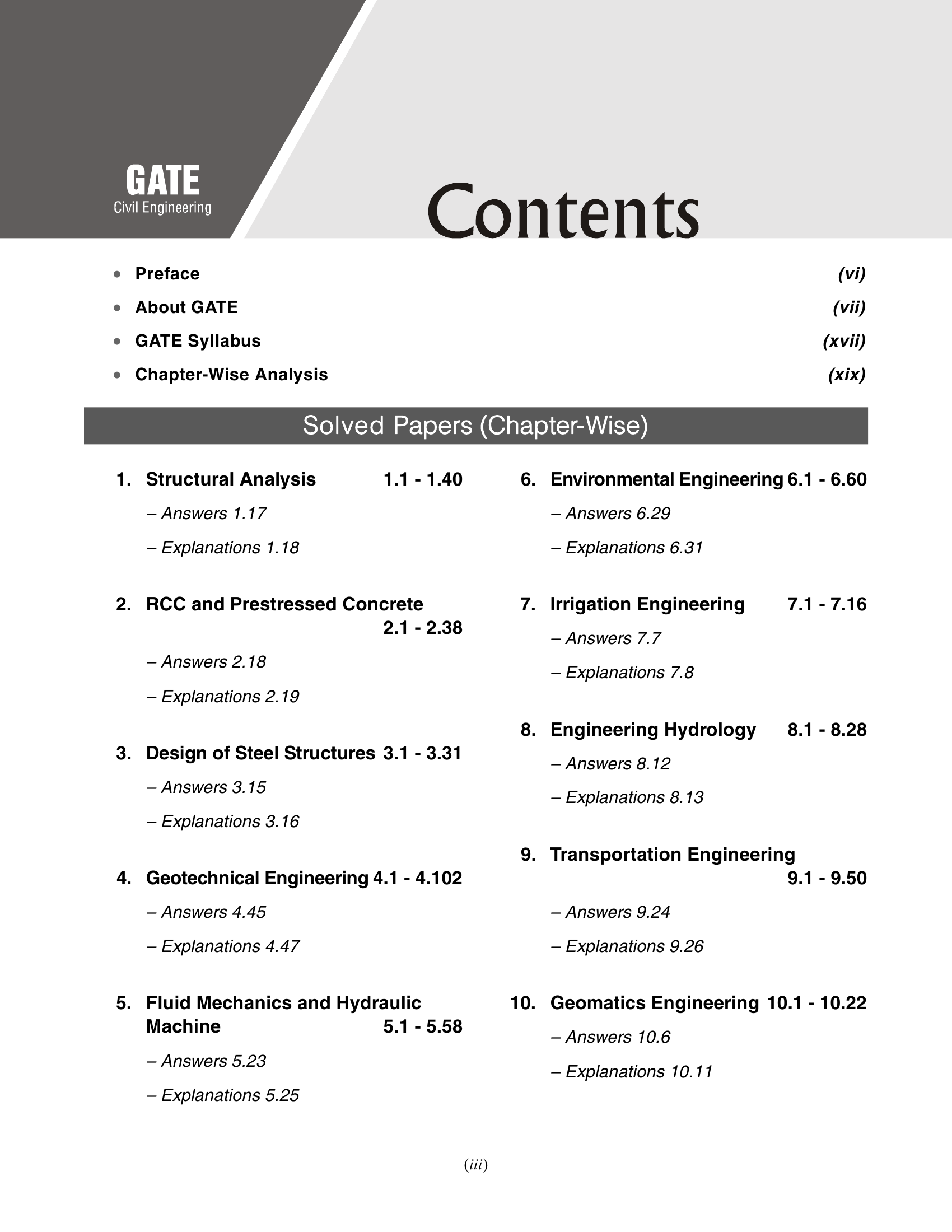 GATE-CE 2027 Chapter-wise Solved Papers (2000-2026) | Civil Engineering | 27 Years PYQ Breakdown with Detailed Solutions & Fully Solved 2025-26 Papers | GATE-CE Exam Prep Papers - GK Publications
