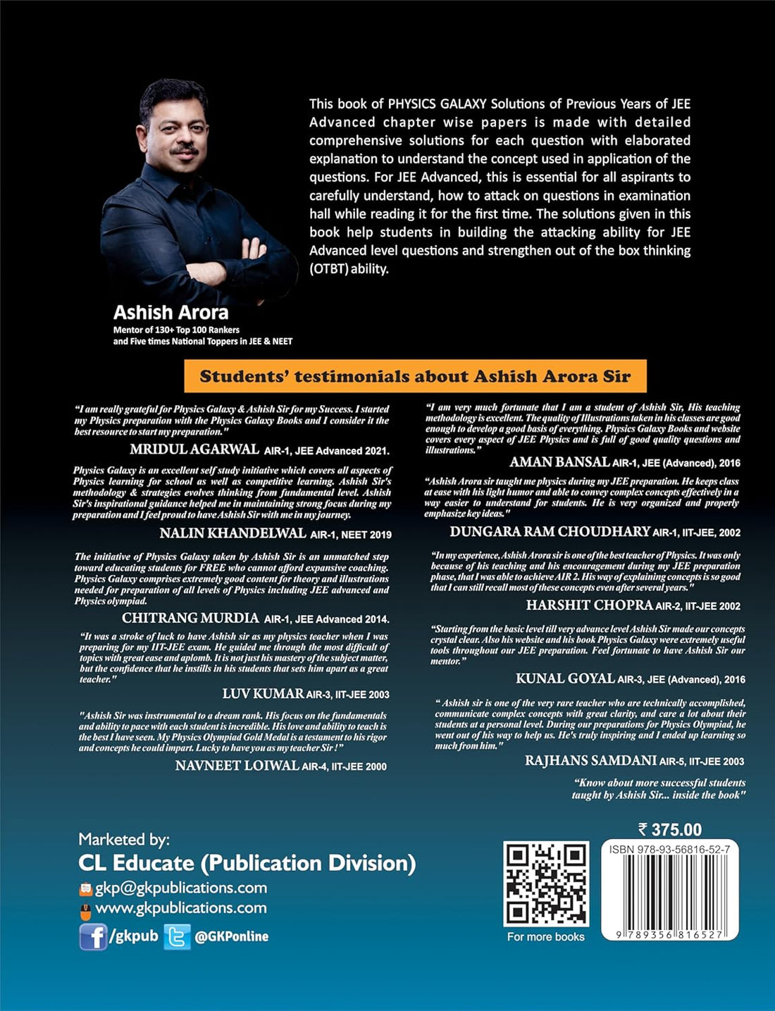 physics gaglaxy pyq analysis jee advanced back