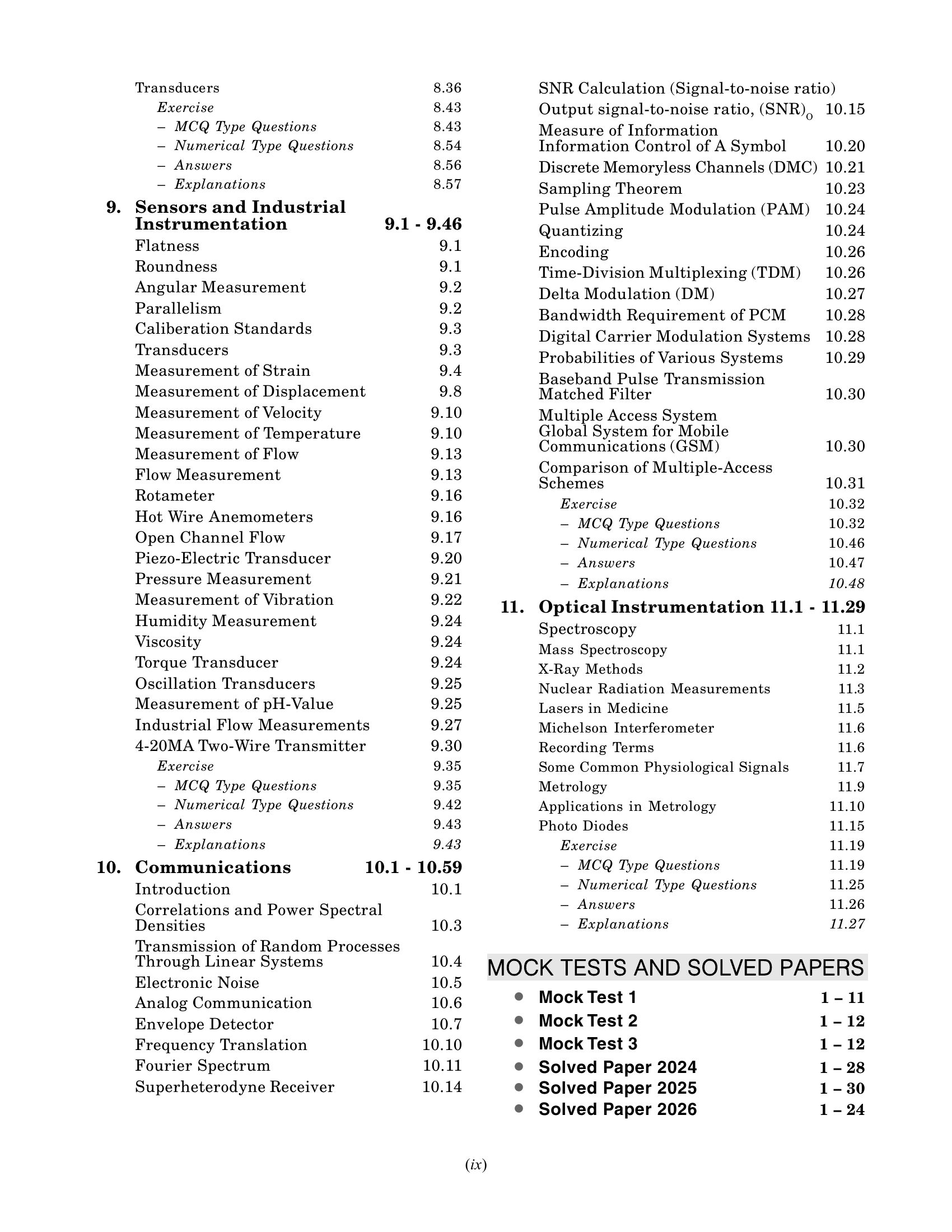 GATE 2027 : Instrumentation Engineering - Guide