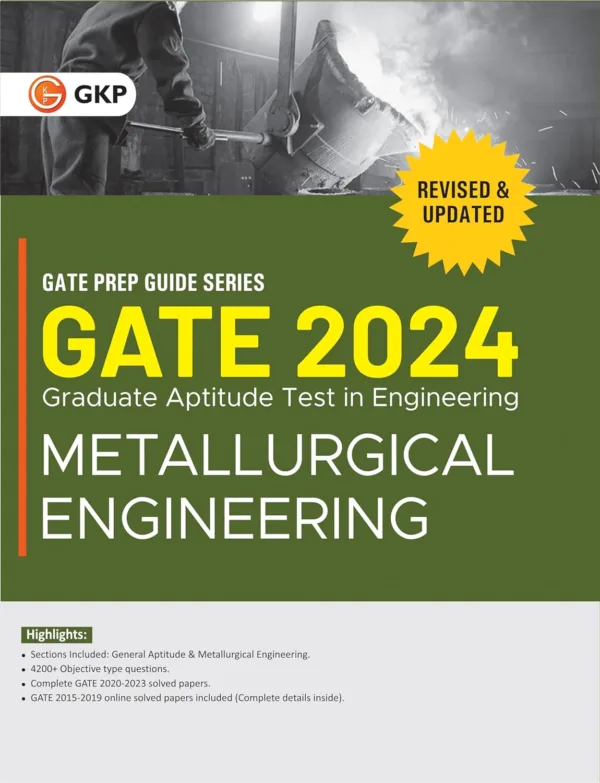 GATE 2024 : Metallurgical Engineering - Guide by GKP