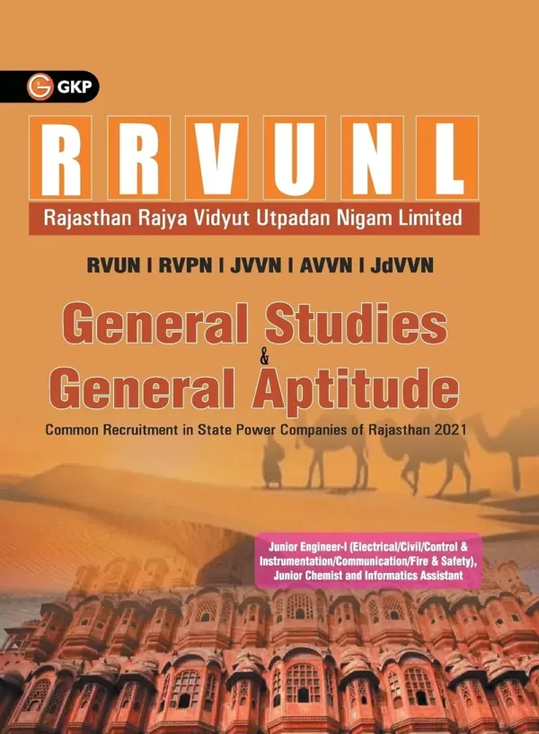 Rajasthan RVUNL 2021 : General Studies & General Aptitude by GKP