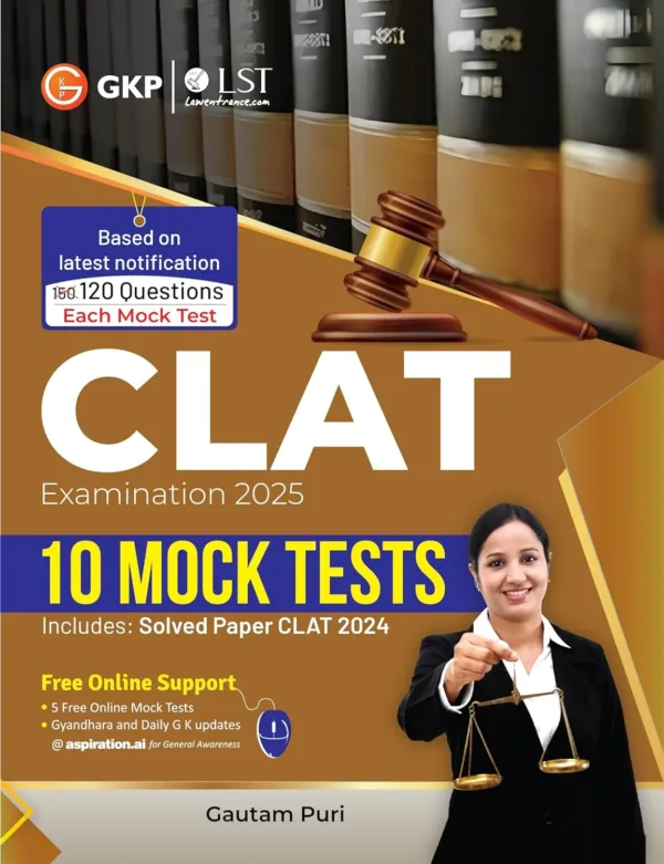 CLAT 2025 10 Mock Tests