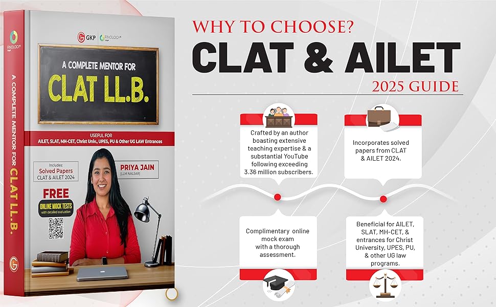 CLAT AILET Study Guide by Priya Jain