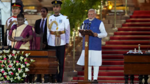 narendra modi takes oath 