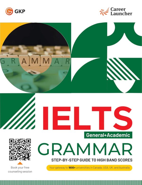 IELTS Grammar Exam Guide for General + Academic Test by Career Launcher | Latest 2025 Edition